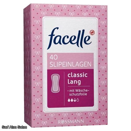 Facelle Günlük Ped Uzun Boy, Klasik 40lı