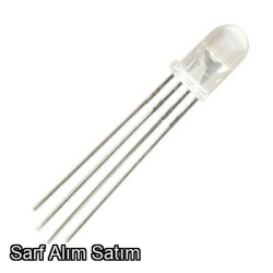5 mm Şeffaf RGB Led