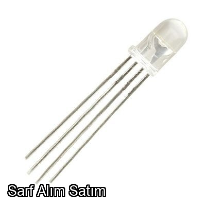 5 mm Şeffaf RGB Led