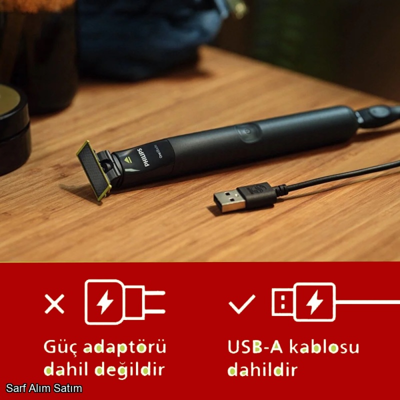Philips One Blade Tıraş Makinesi Vücut & Yüz Sakal QP1624